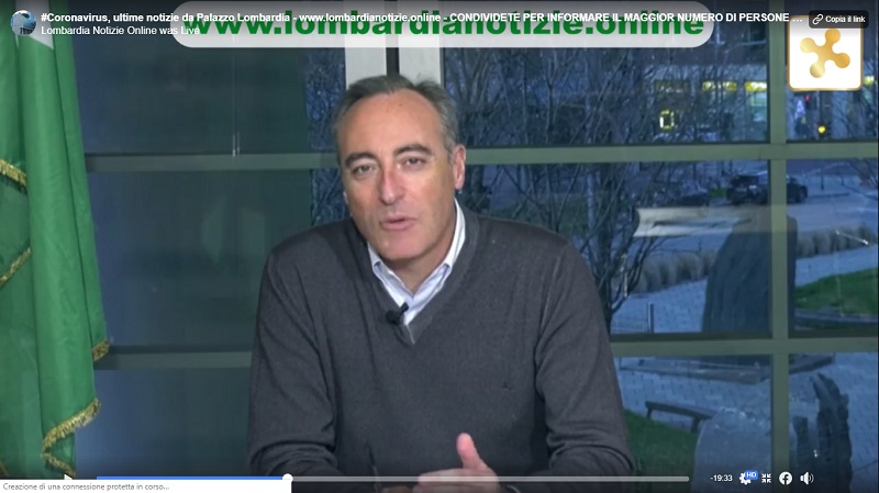 Coronavirus, Conferenza stampa Regione con Gallera del 4 aprile DIRETTA VIDEO