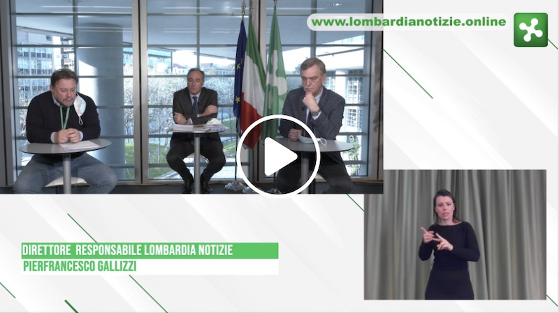 Conferenza stampa Gallera: numeri stabili anche con il doppio di tamponi effettuati