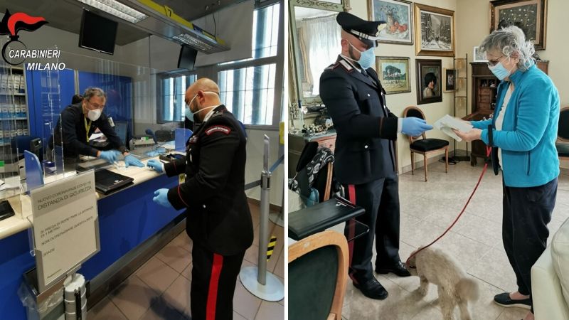 Anziana non riesce ad andare in posta per la pensione: gliela portano i carabinieri