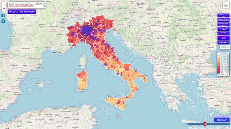 Proiezioni casi zero in Lombardia forse a Ferragosto