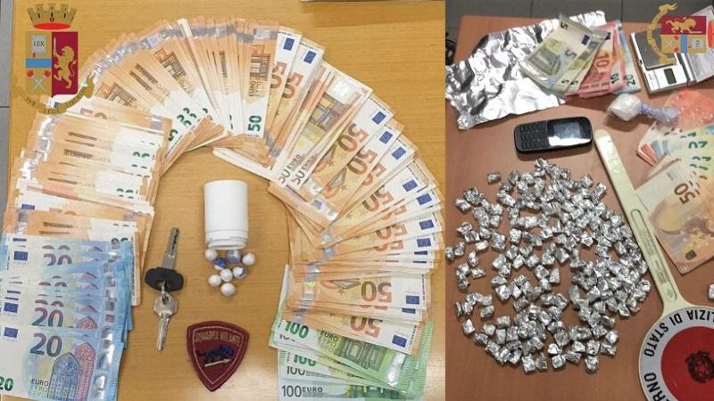 Tentano di buttare la droga nel water e aggrediscono i poliziotti: due arresti