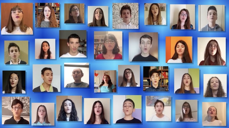 VideoTalenti | La Over twelve Sma si esibisce come coro virtuale VIDEO