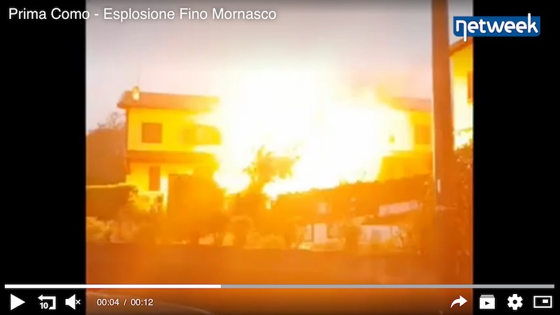 Devastante esplosione all’alba in una villetta: morto un giovane di 21 anni VIDEO e FOTO