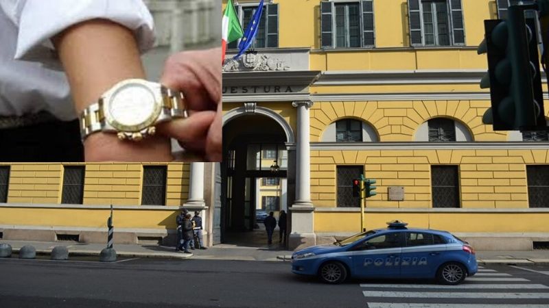 Ladro ruba orologio a una donna, inseguito da due ragazzi e arrestato dalla polizia