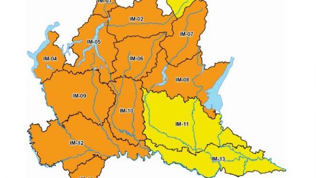 Temporali forti e rischio idrogeologico: prestare la massima attenzione, nuova allerta meteo