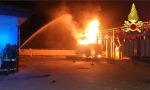 Incendio al trasformatore Enel: tre mezzi dei vigili del fuoco sul posto FOTO e VIDEO