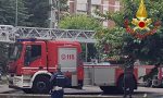 Incendio nelle cantine: evacuato il palazzo, una donna intossicata