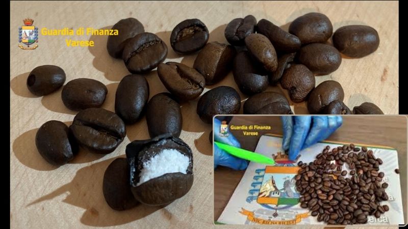 Caffè “corretto” alla cocaina: bloccato a Malpensa un carico diretto ad un tabaccaio di Firenze VIDEO