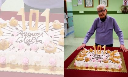 Auguri alla signora GIulia, 101 anni. "Il mio segreto: mangiare poco"