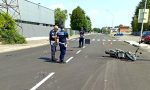 Incidente tra auto e moto in via Piemonte, atterra l'elisoccorso