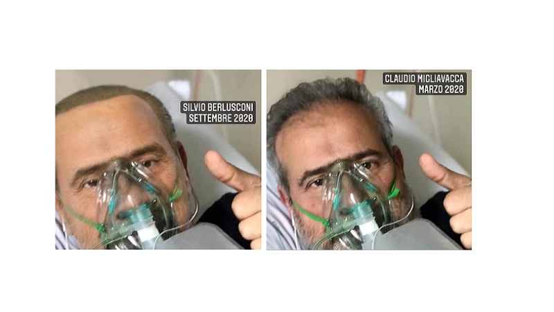 Fake news: “In quella foto di Berlusconi in realtà ci sono io”