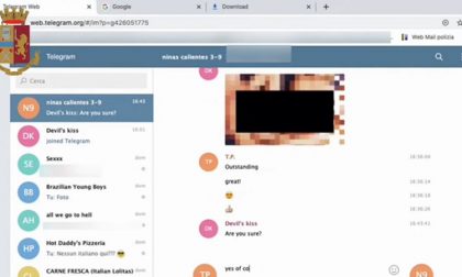 Video di abusi su bambini e neonati diffusi su Telegram e WhatsApp: maxi operazione della polizia postale