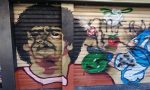 Imbrattato dai vandali il murale dedicato a Maradona a Rozzano