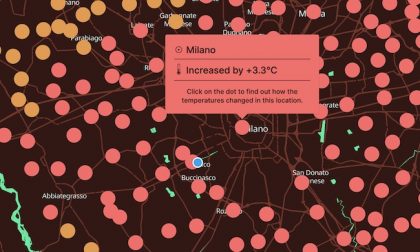 Provincia di Milano, in 50 anni le temperature si sono alzate di tre gradi