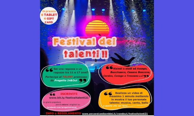 Talenti giovanili, ecco il contest gratuito di In&Out: in palio 10 premi