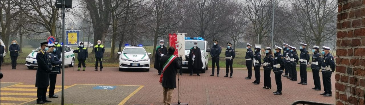 Agenti premiati patrono polizia locale