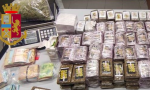 Oltre 41 chili di droga e 13mila euro in contanti nascosti in box: arrestato a Trezzano