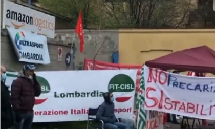 Sciopero nazionale dei dipendenti Amazon: manifestazione a Milano