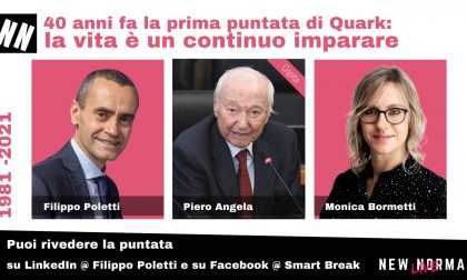 Piero Angela a “New Normal Live” per i 40 anni di Quark