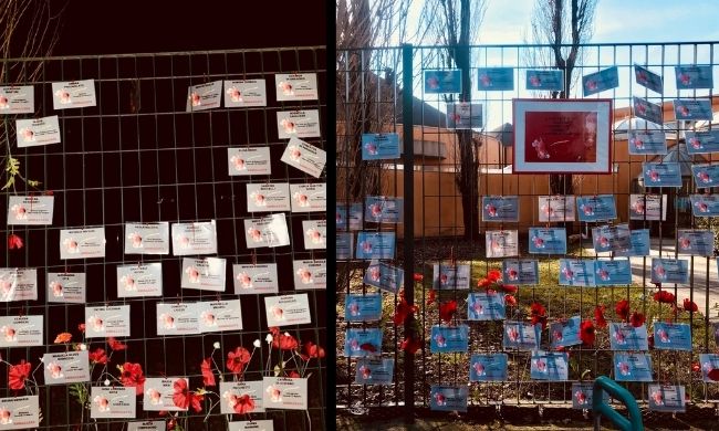 Ancora vandalizzato il “muro delle donne”, dedicato alle vittime di femminicidio