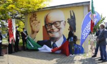 A Buccinasco il murale per il presidente partigiano Sandro Pertini