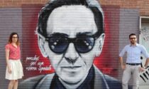 Il murale dedicato a Franco Battiato a Corsico: il regalo di Marinela alla città