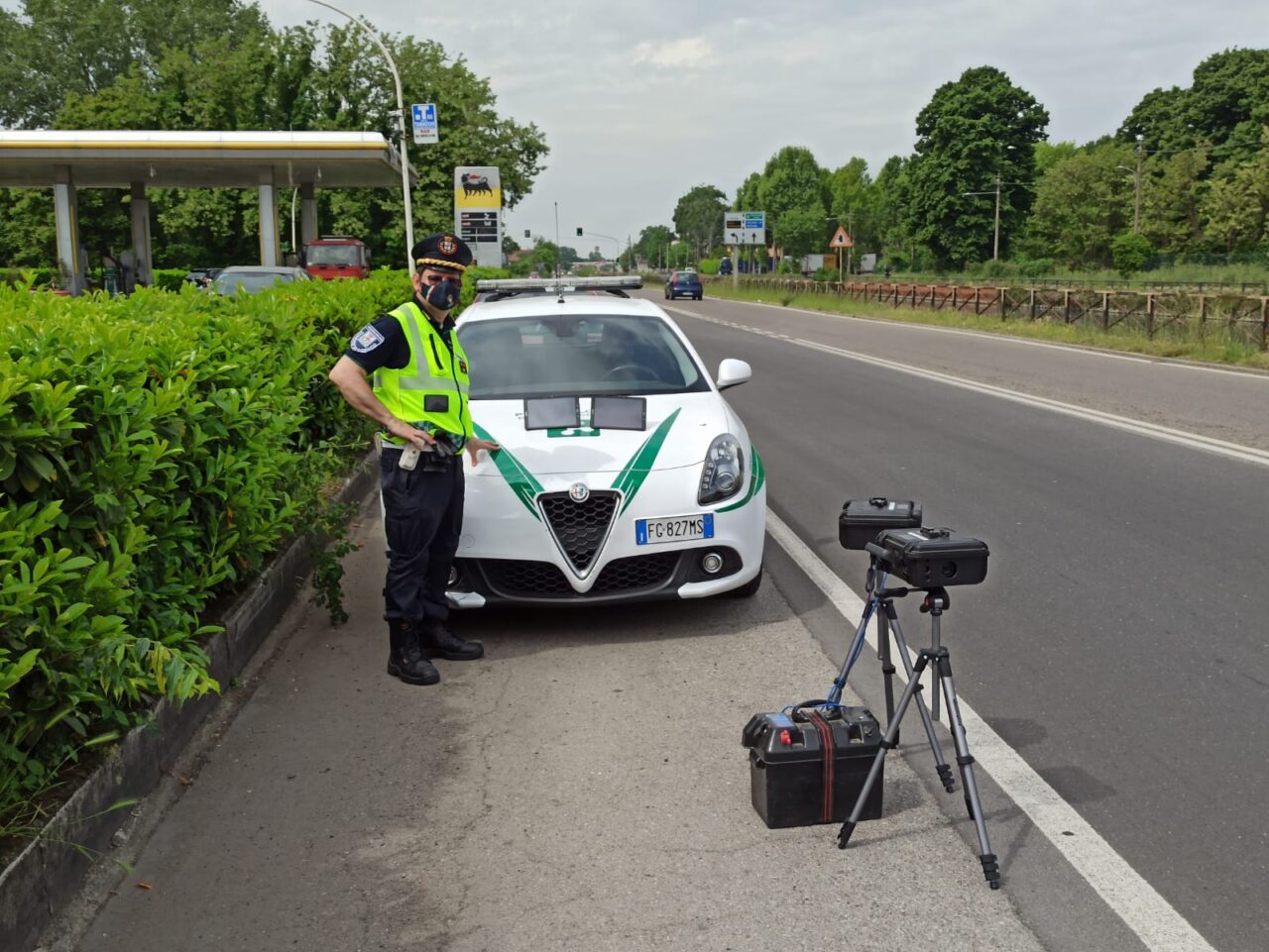 Controlli sul traffico a Corsico: eccesso di velocità per il 10% dei veicoli