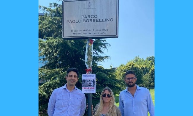 Un fiore per Borsellino da FdI: “Cesano, come sempre, non ne celebra il sacrificio”