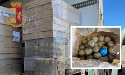 Camion pieno di droga: sequestrati 700 chili di hashish ad autista spagnolo