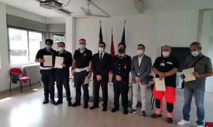 Agenti premiati a Corsico. "Si parte con lo sviluppo del Comando di Polizia locale"