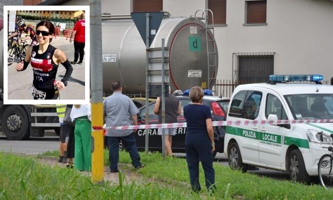 Travolta e uccisa da un camion: triatleta 32enne morta