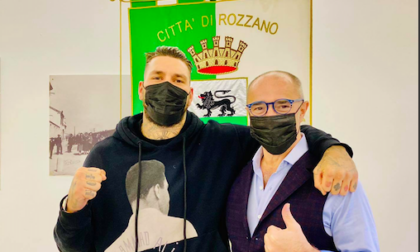Il pugile Daniele Scardina fa visita al sindaco di Rozzano