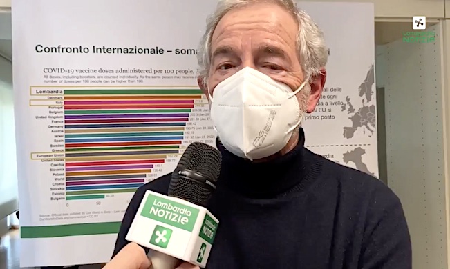 Bertolaso: “La Lombardia prima in Europa per vaccinazioni, lavoro quasi ultimato”