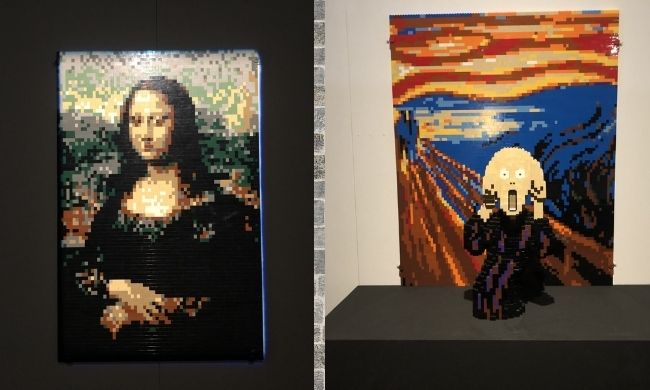 La Notte stellata di Van Gogh in formato Lego