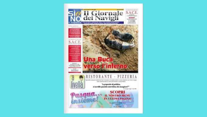 Ecco l’edizione cartacea de il Giornale dei Navigli online