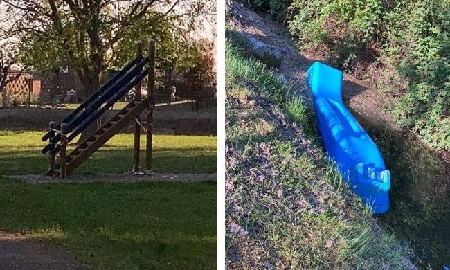 Vandali a Gaggiano devastano giochi, centro sportivo e auditorium. Il sindaco: “Teppistelli, va insegnato il rispetto”