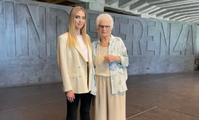 Chiara Ferragni visita il Memoriale della Shoah guidata da Liliana Segre : “Diciamo NO all’indifferenza”