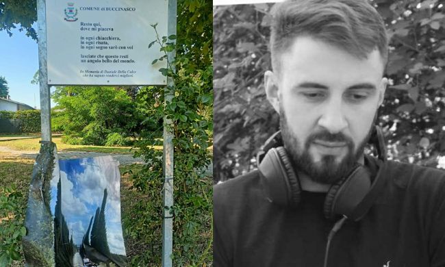 Strappato a Buccinasco il manifesto dedicato a Daniele, morto a 27 anni in un incidente sulla neve