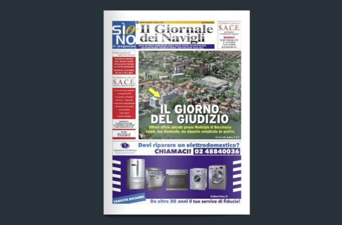 Ecco l’edizione cartacea de il Giornale dei Navigli online