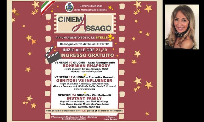 Torna anche quest’anno la rassegna “CinemAssago: Appuntamento sotto le stelle”