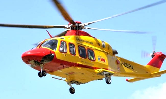 Incidente lungo la sp203: atterra l’elisoccorso, 34enne ferito