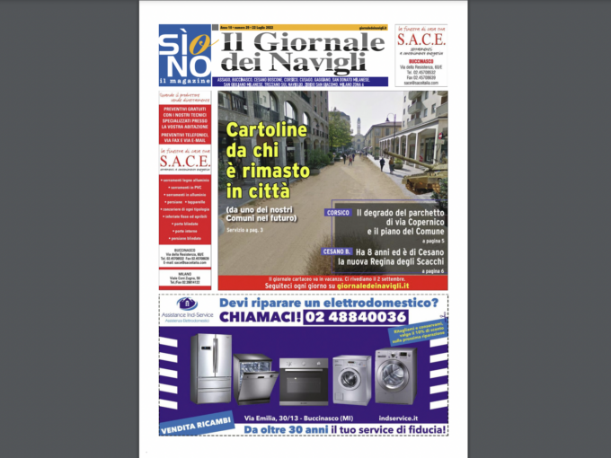 Ecco l’edizione cartacea de il Giornale dei Navigli online.