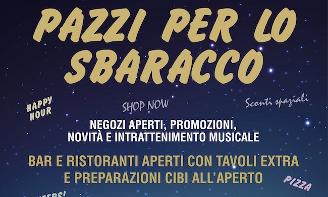 Grande festa per lo “Sbaracco” in via Cavour
