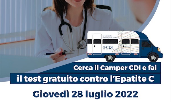 Epatite C: test gratuito sul camper del CDI in via Cavour a Corsico