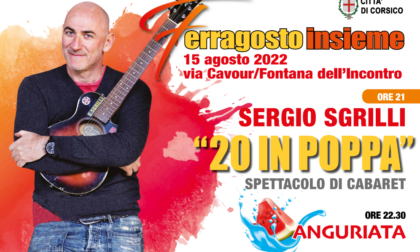 Corsico, "20 in poppa" con Sergio Sgrilli chiude un mese di “R-estate insieme”