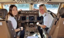 Boeing 747 con equipaggio di sole donne decolla da Malpensa: è la prima volta nella storia dell'aviazione civile italiana