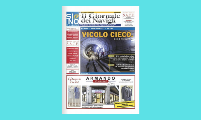 Ecco l’edizione cartacea de il Giornale dei Navigli online