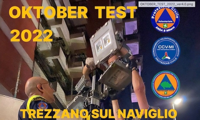 Oktober Test 2022: al via dal 21 ottobre a Trezzano sul Naviglio l’esercitazione della Protezione Civile