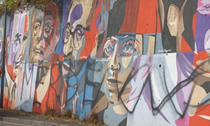 Imbrattato il murale dedicato ai perseguitati antifascisti