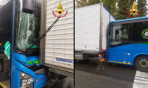 Autobus tampona camion sulla Paullese: tre persone in condizioni serie e 12 feriti lievi